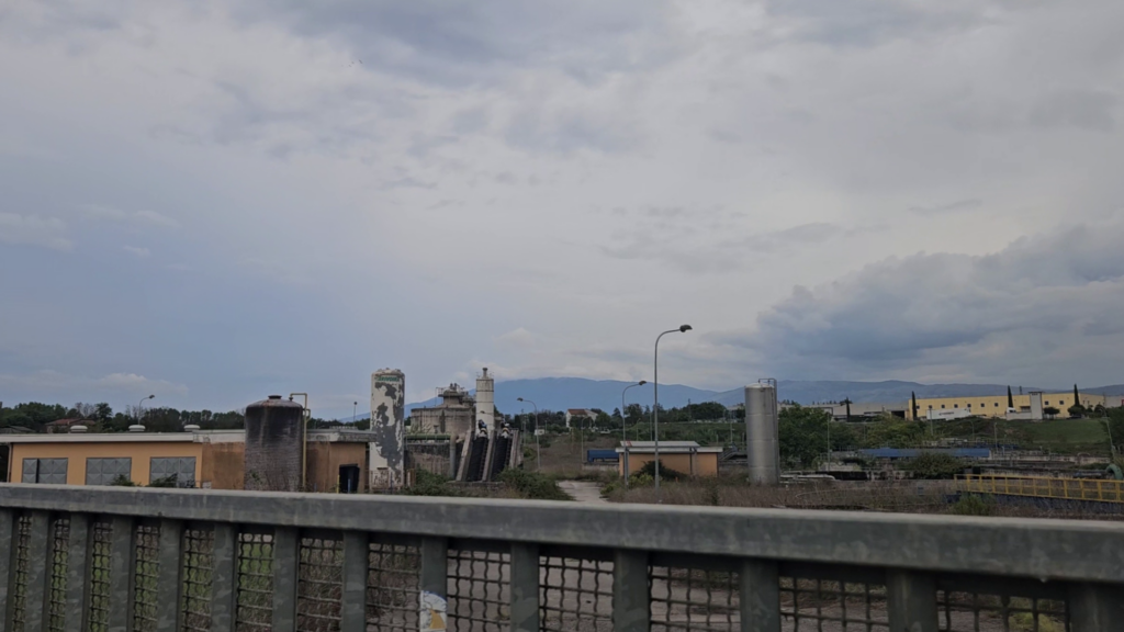 Depuratore consortile di Anagni (Fr) non funzionante. Foto di Elisa Rossi per Cittadini Reattivi