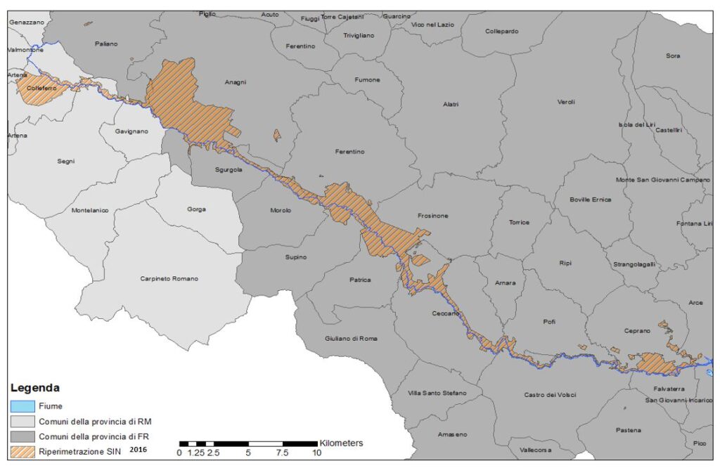 Sin Bacino del Fiume Sacco. Credit foto: Progetto Indaco
