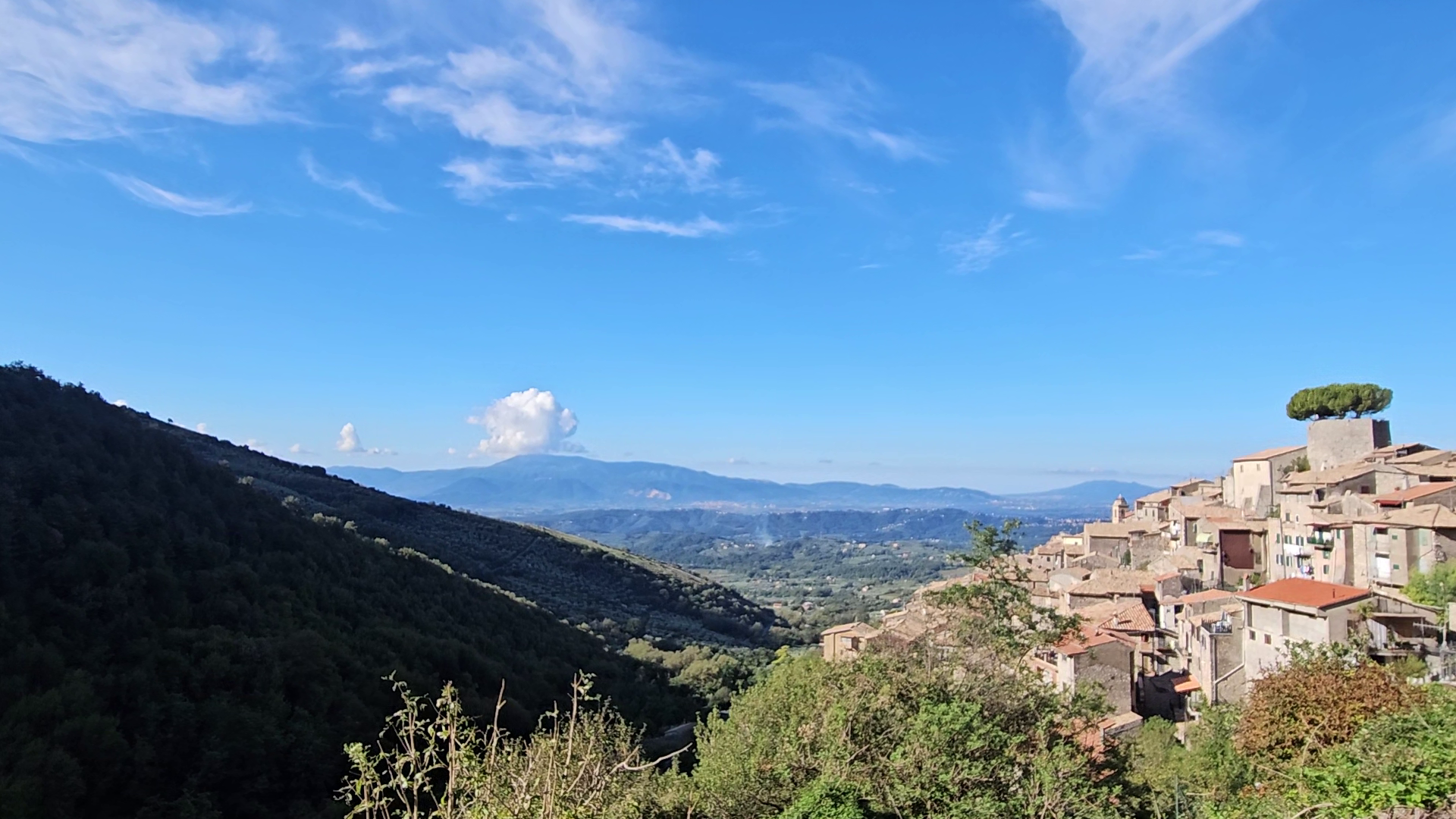 Vista sulla Valle del Sacco