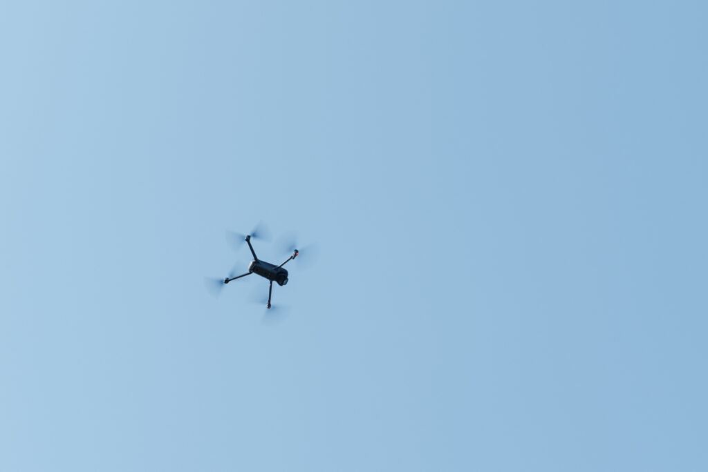 Drone dei Volontari Antiroghi in volo su Acerra (Na), dicembre 2025 - Foto di Gianni Oliva per Cittadini Reattivi